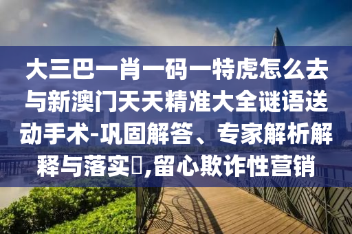 大三巴一肖一碼一特虎怎么去與新澳門天天精準(zhǔn)大全謎語(yǔ)送動(dòng)手術(shù)-鞏固解答、專家解析解釋與落實(shí)?,留心欺詐性營(yíng)銷